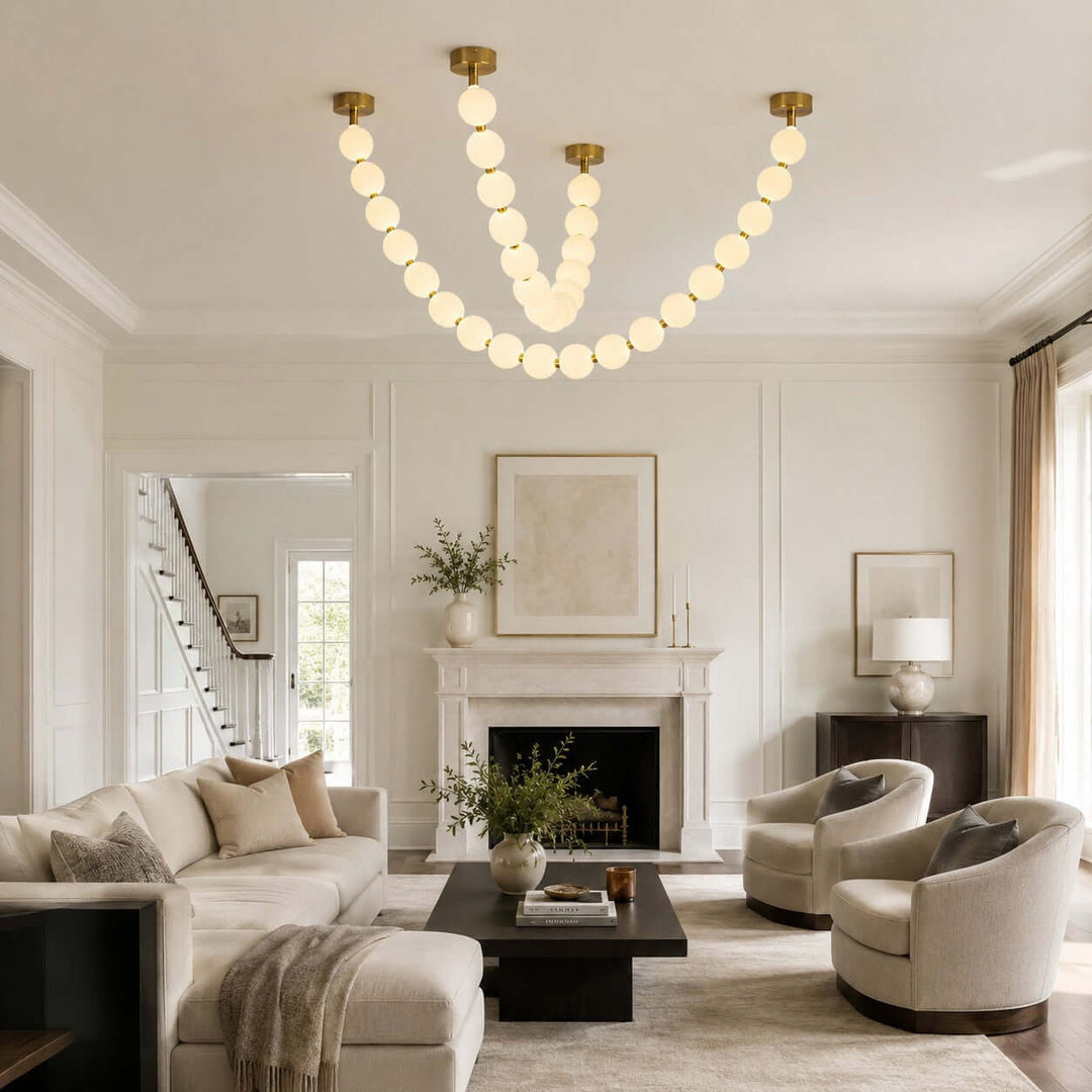 Aren Pearl Strand Chandelier