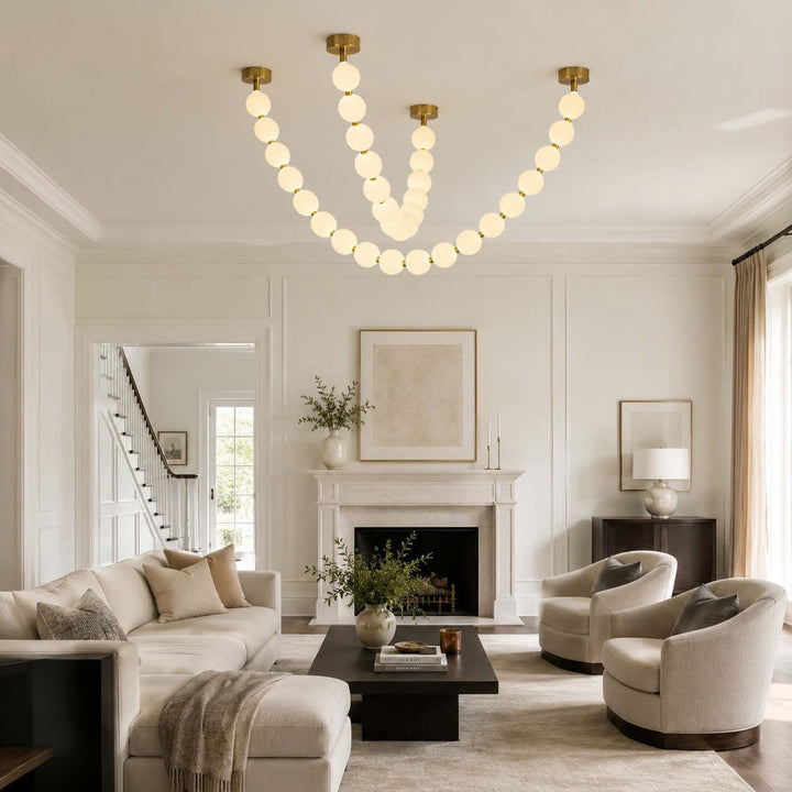 Aren Pearl Strand Chandelier