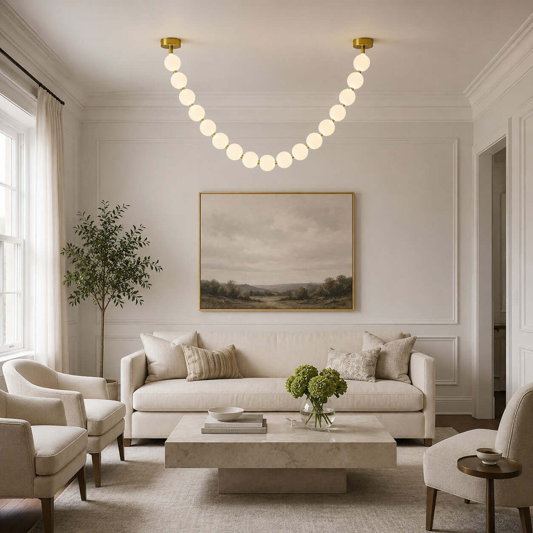 Aren Pearl Strand Chandelier
