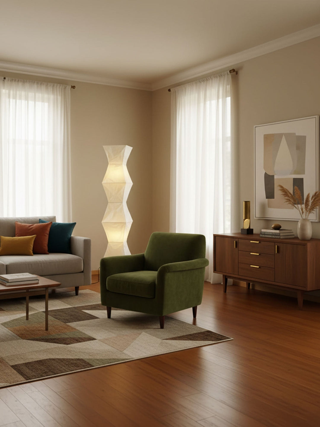 Mori Rice Paper Floor Lamp