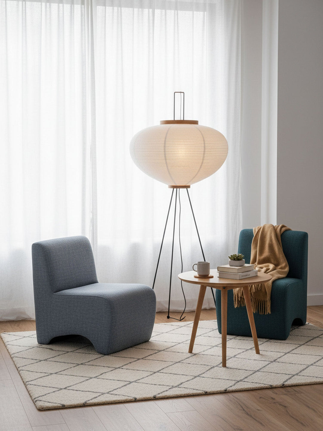 Mori Rice Paper Floor Lamp