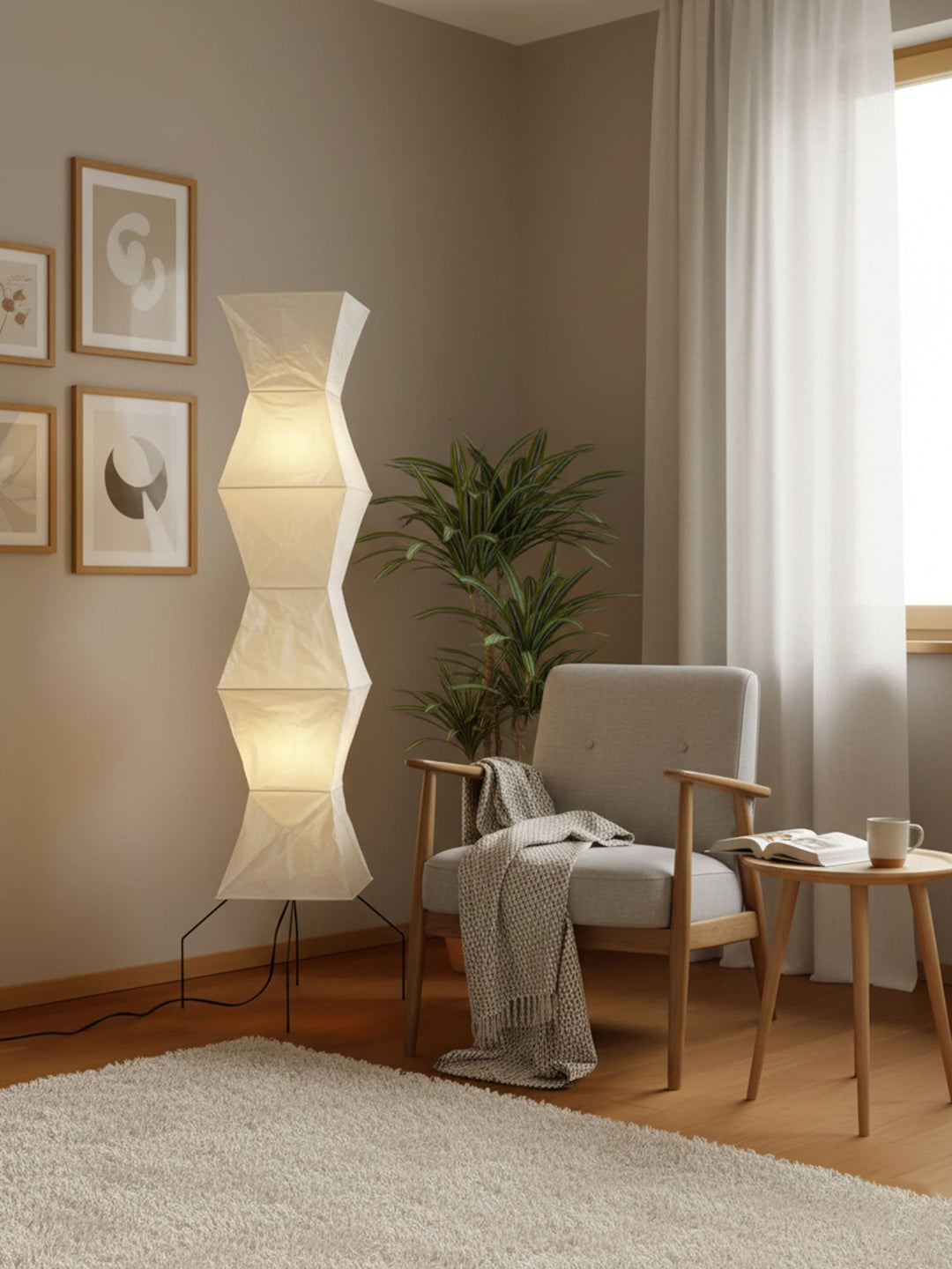 Mori Rice Paper Floor Lamp
