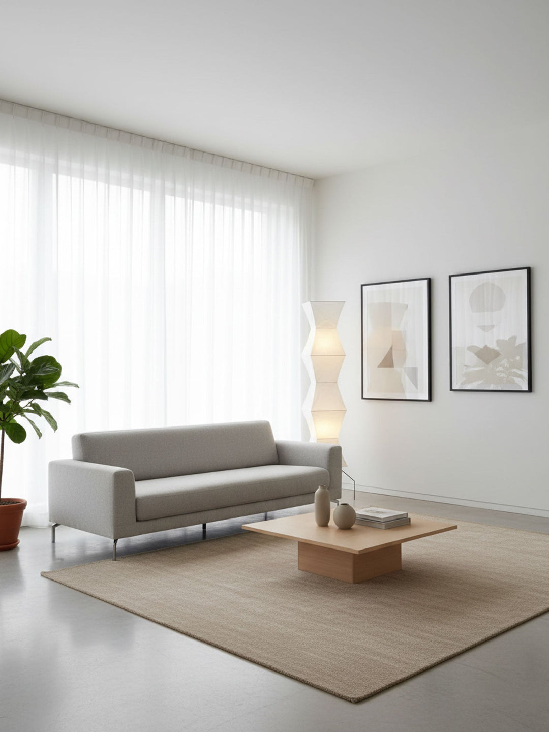 Mori Rice Paper Floor Lamp
