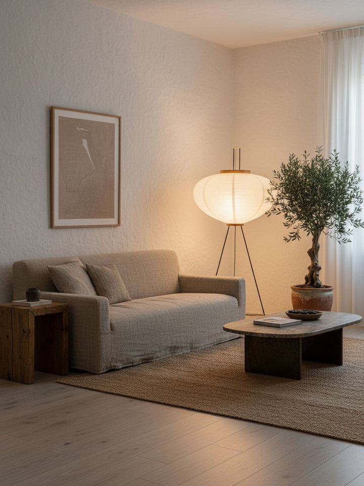 Mori Rice Paper Floor Lamp