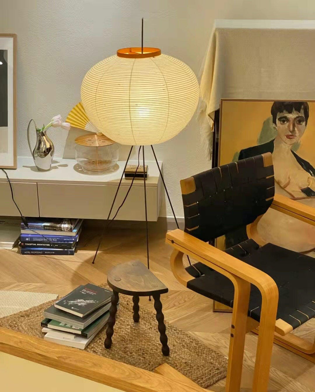 Mori Rice Paper Floor Lamp