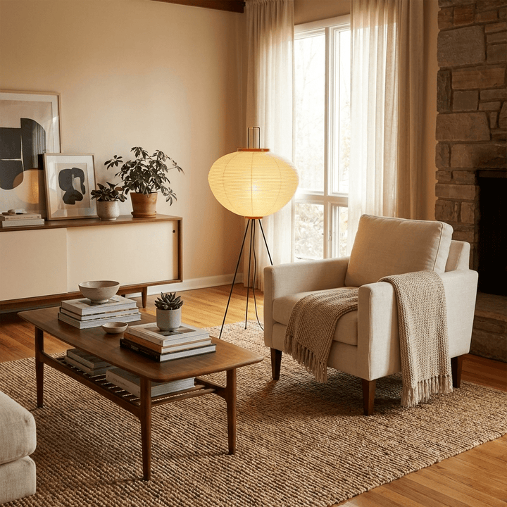 Mori Rice Paper Floor Lamp