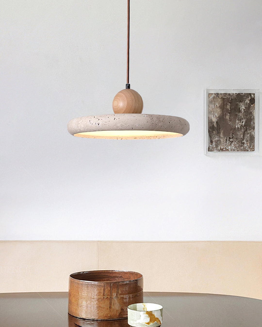 Tavi Travertine Pendant