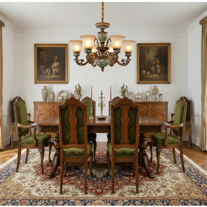 Estelle Ceramic Floral Chandelier
