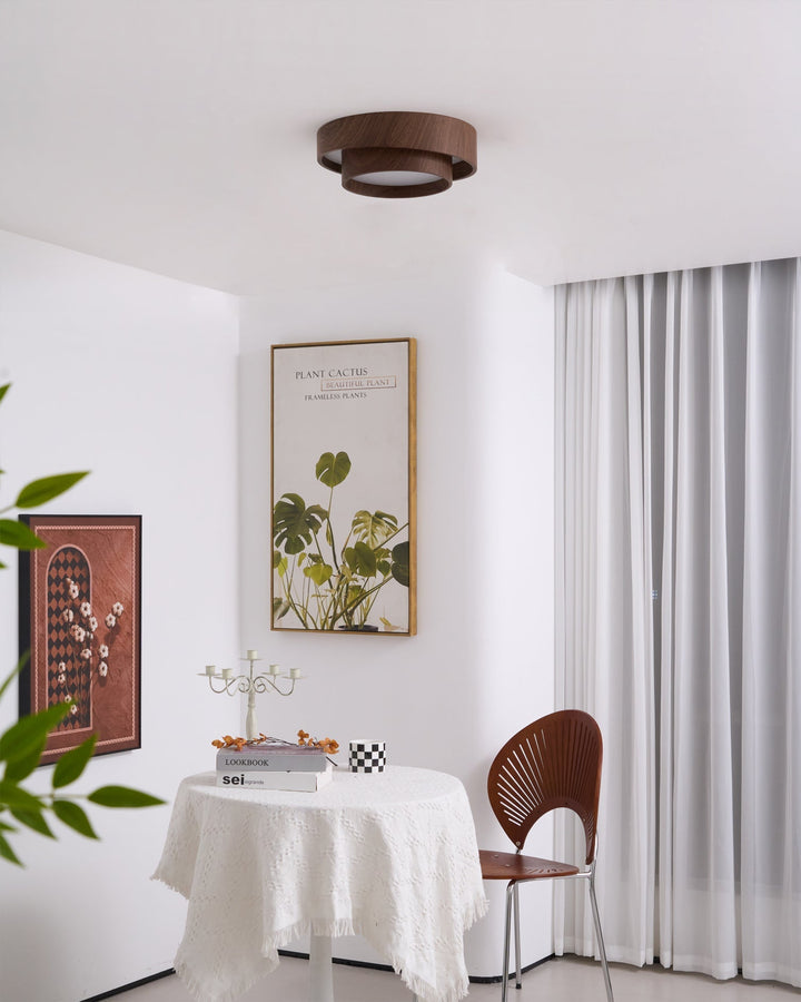 Arden Walnut Ceiling Light