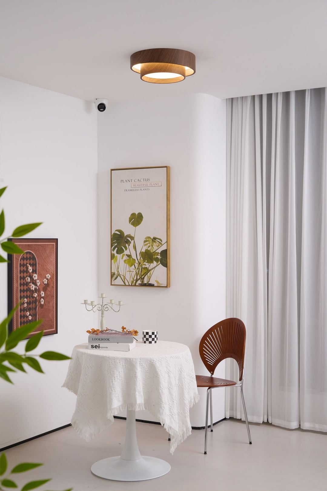 Arden Walnut Ceiling Light