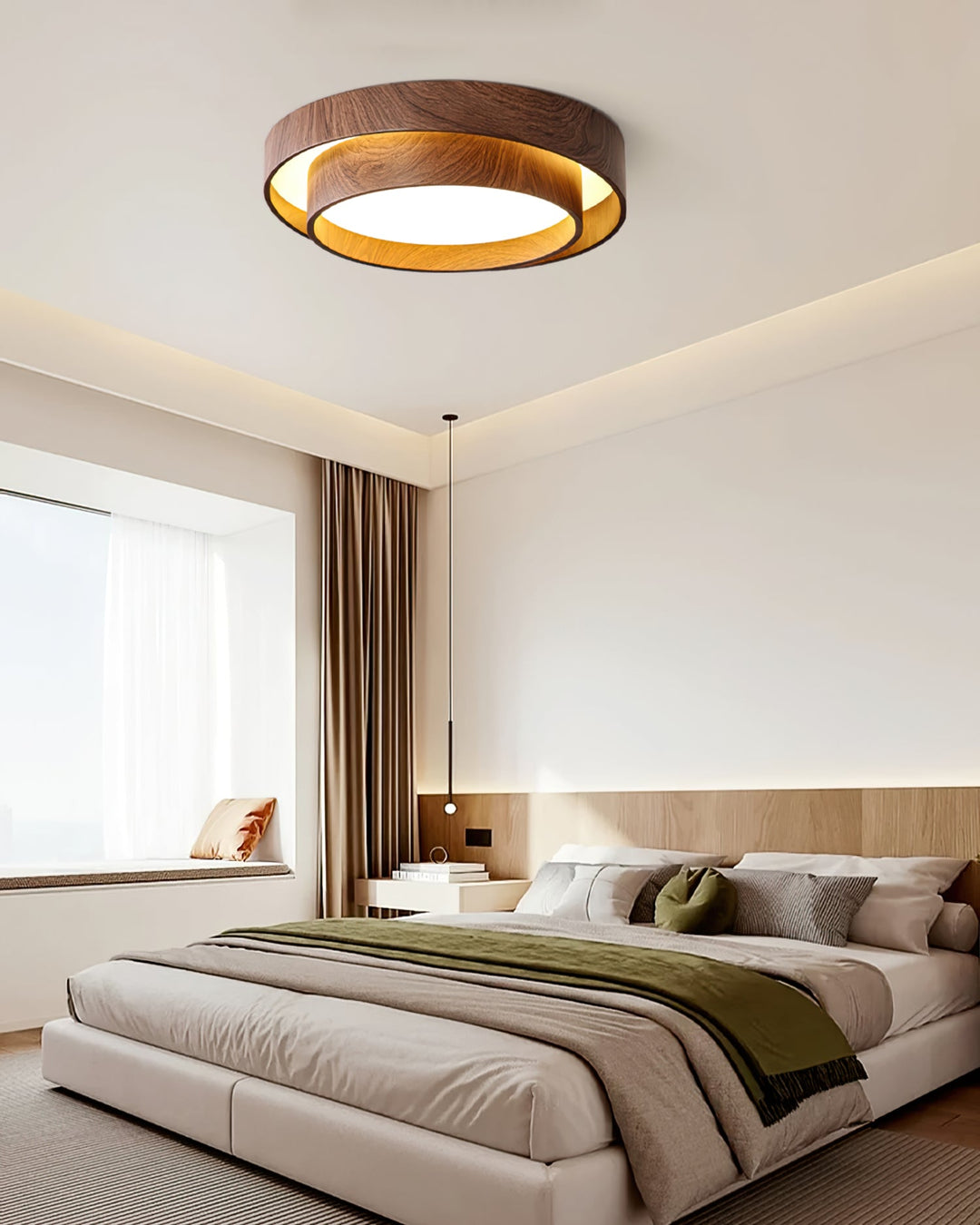 Arden Walnut Ceiling Light