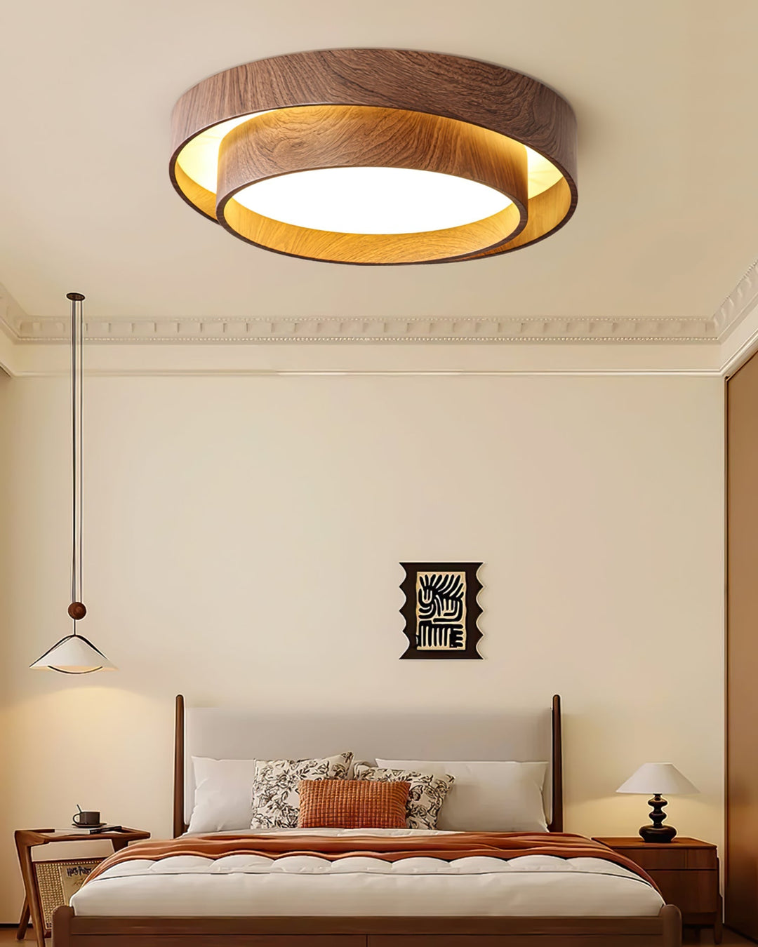 Arden Walnut Ceiling Light