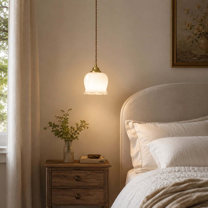 Iris Floral Pendant Lamp
