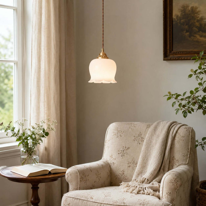 Iris Floral Pendant Lamp