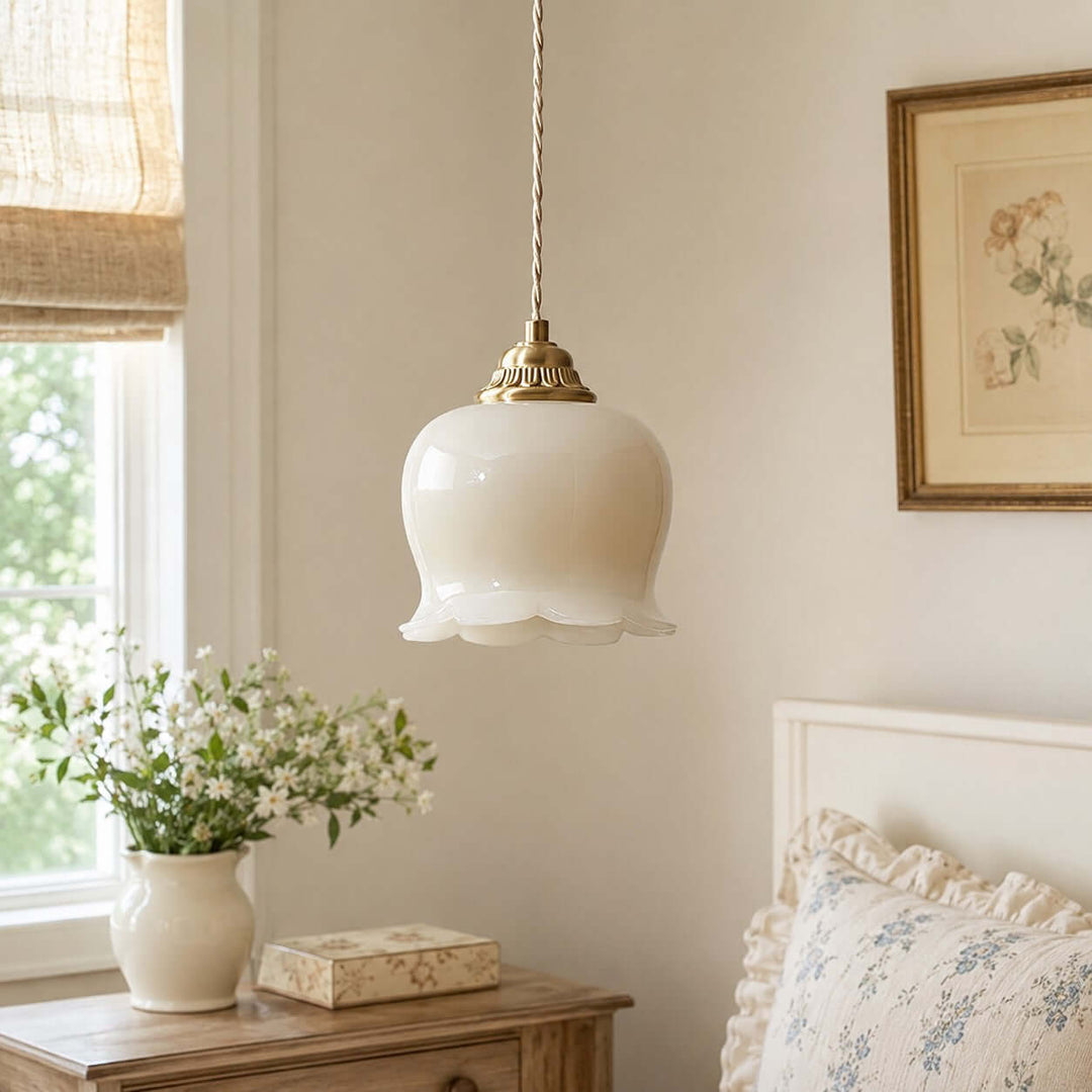 Iris Floral Pendant Lamp