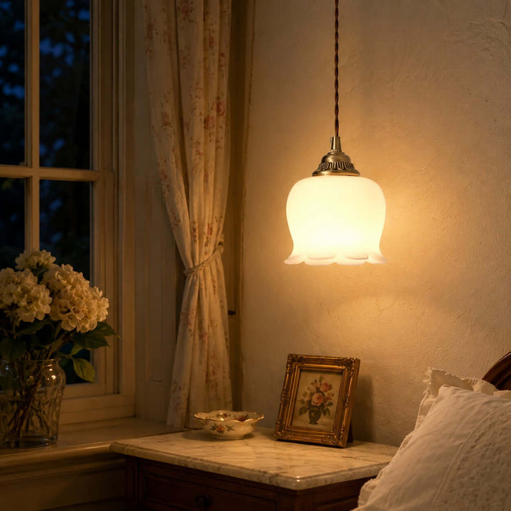 Iris Floral Pendant Lamp