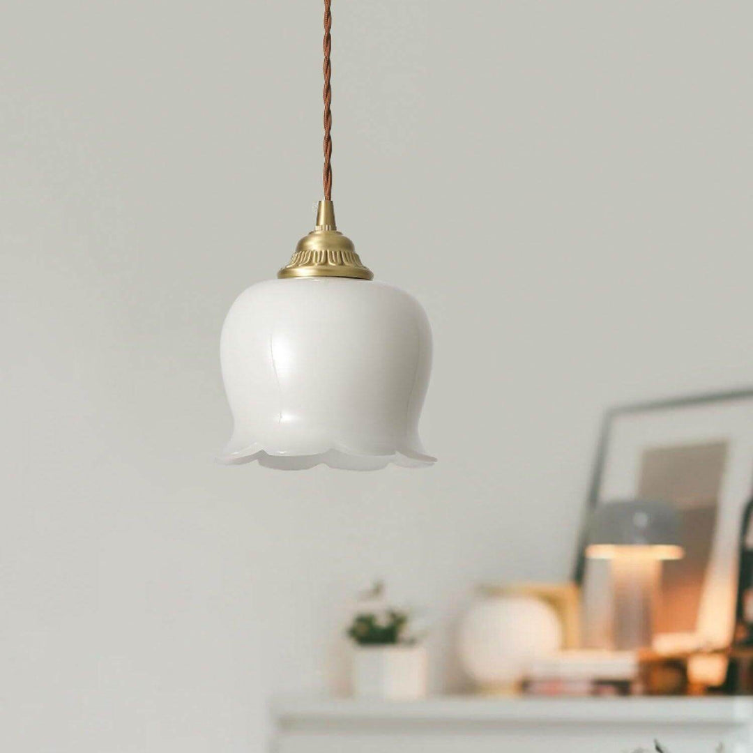 Iris Floral Pendant Lamp