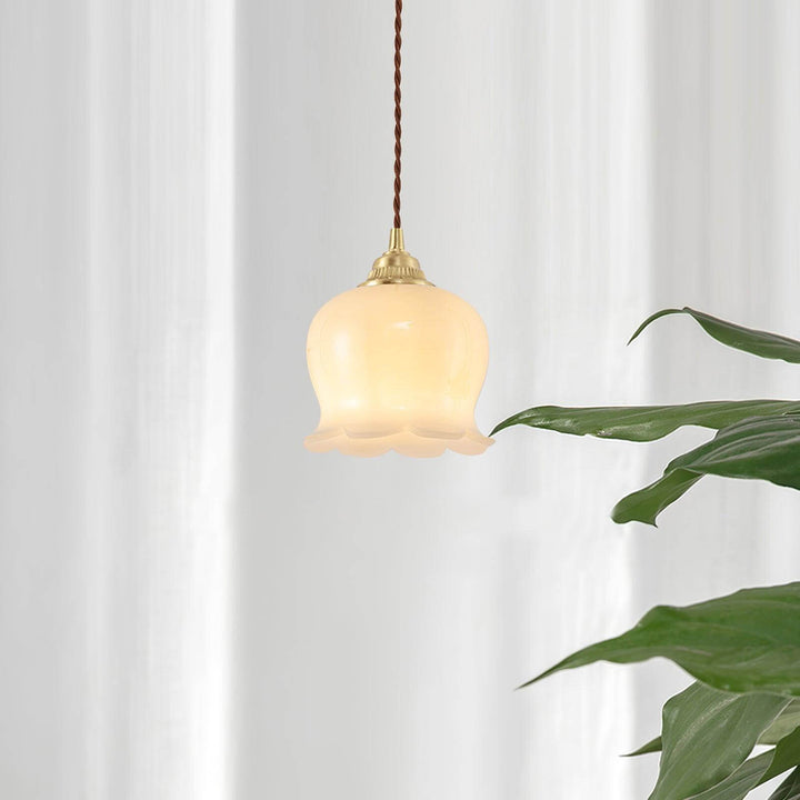 Iris Floral Pendant Lamp