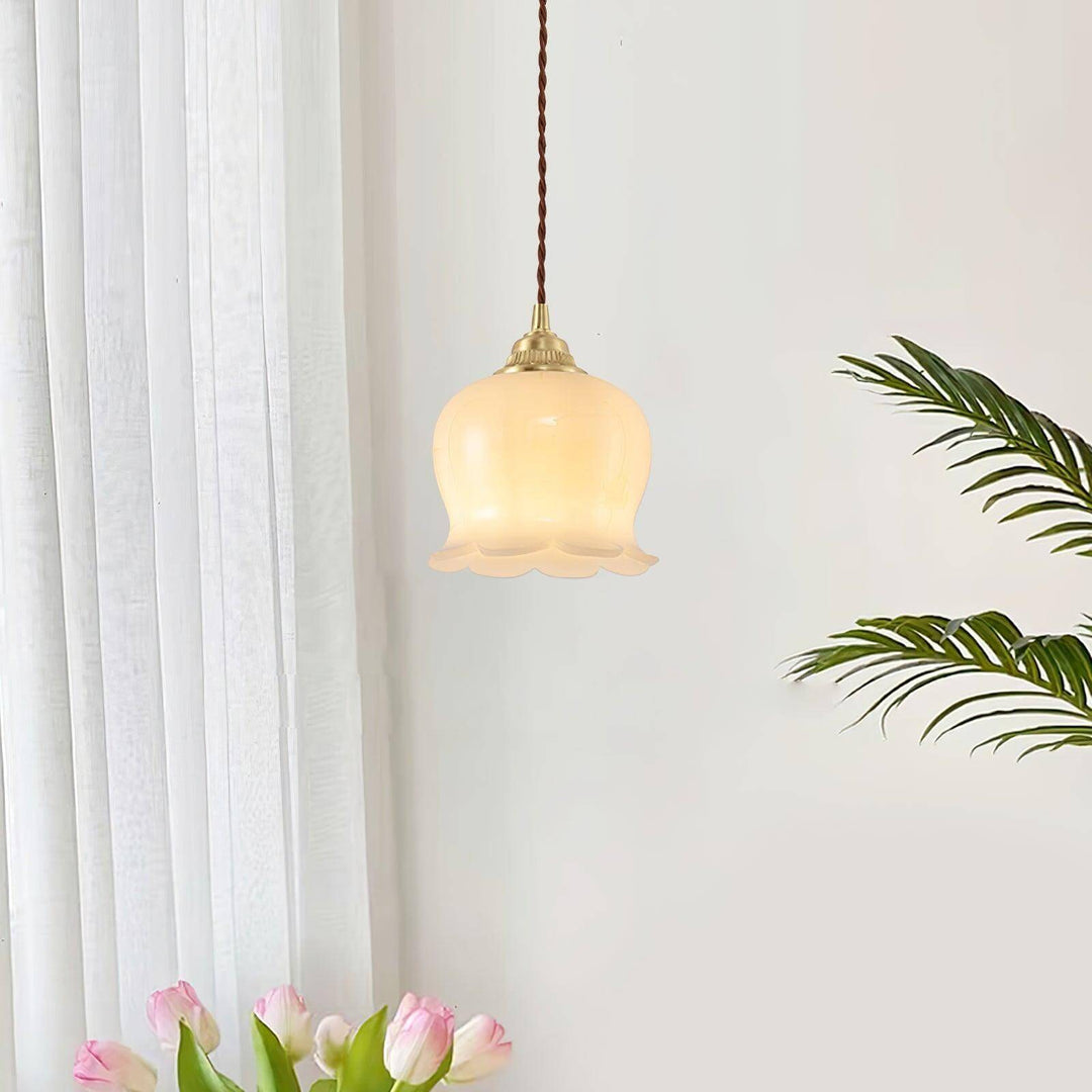 Iris Floral Pendant Lamp