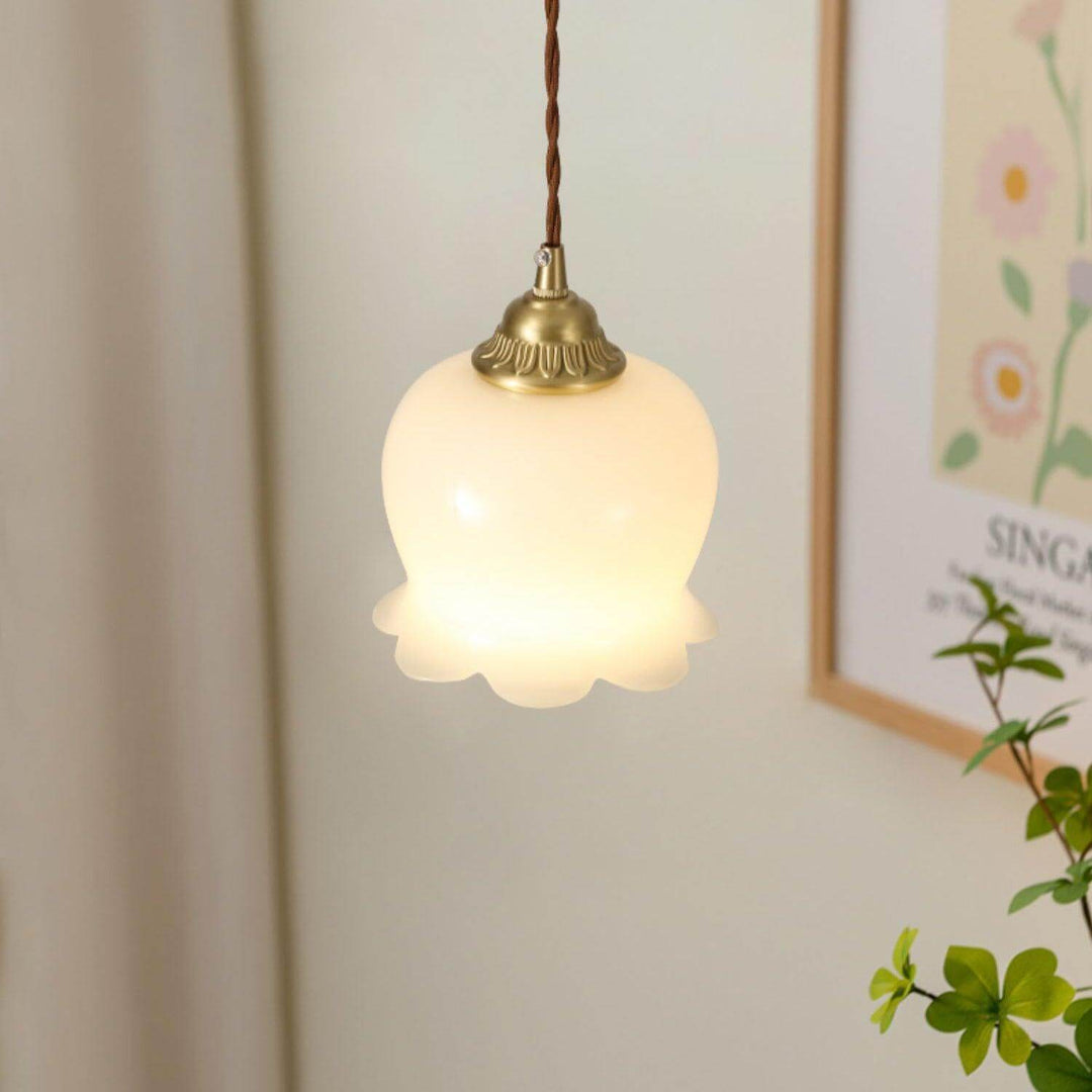 Iris Floral Pendant Lamp