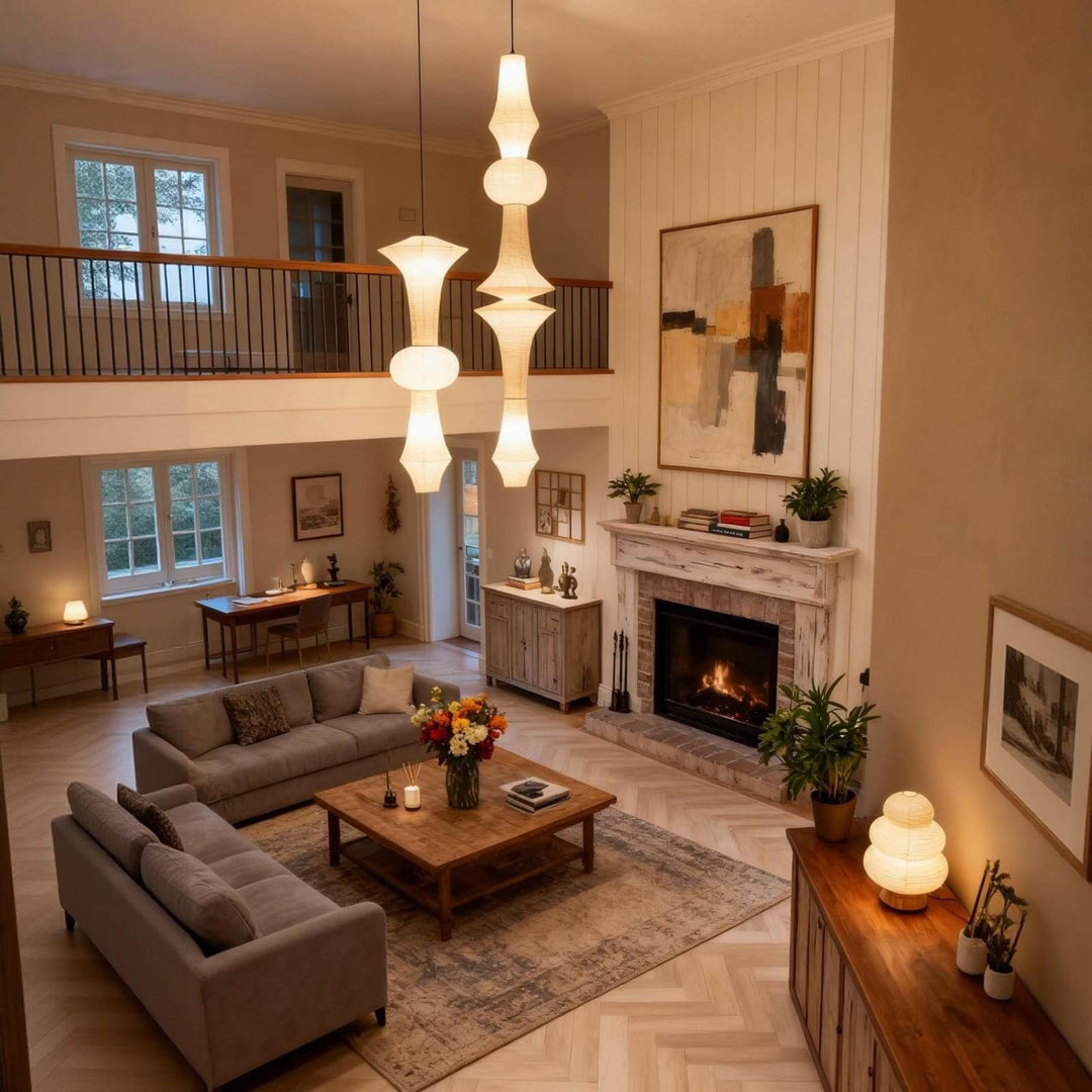 Fenna Washi Column Pendant