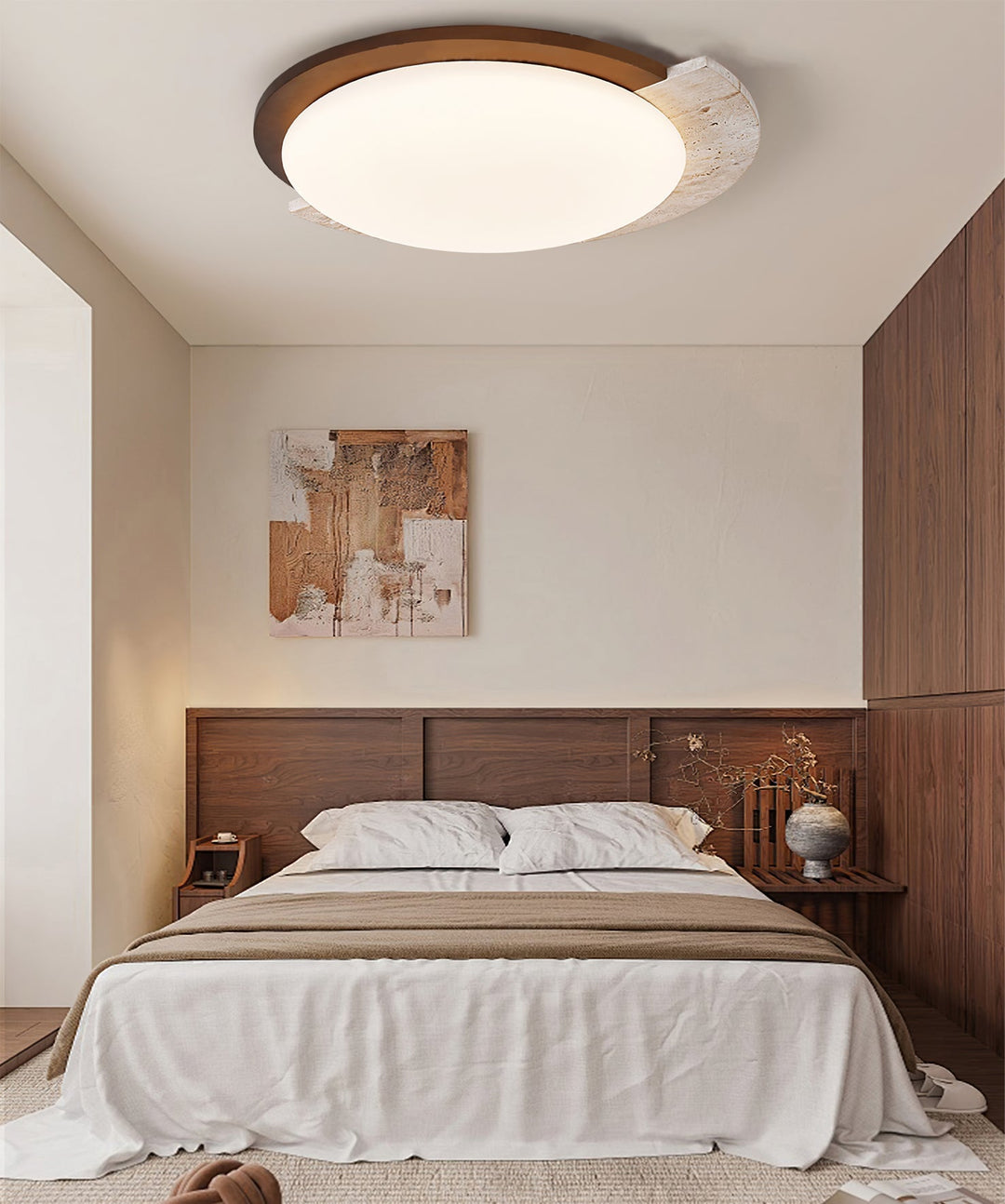 Arlo Travertine Ceiling Light