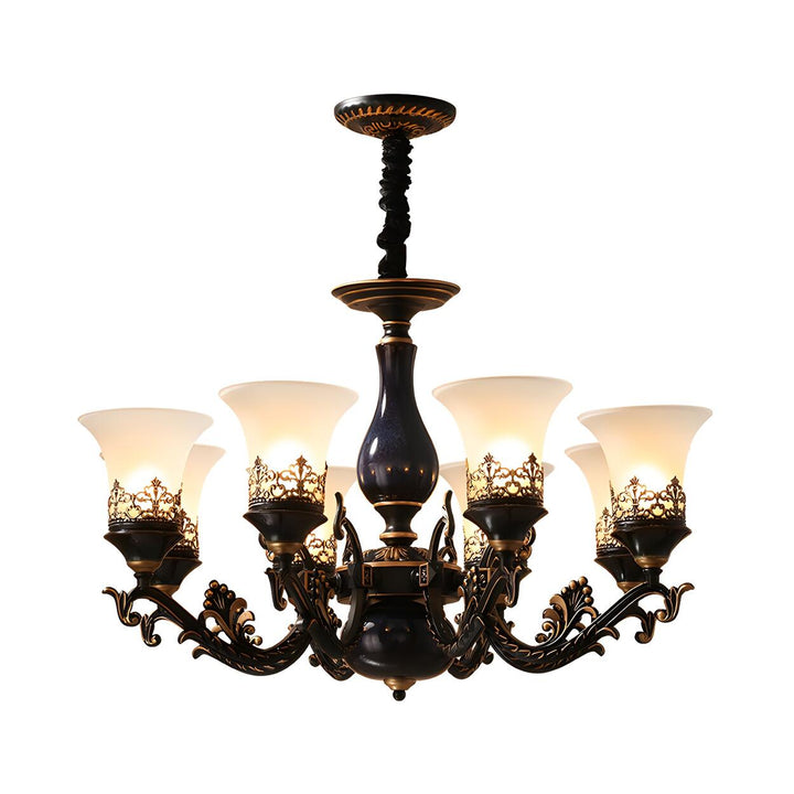 Margot Bell Glass Chandelier