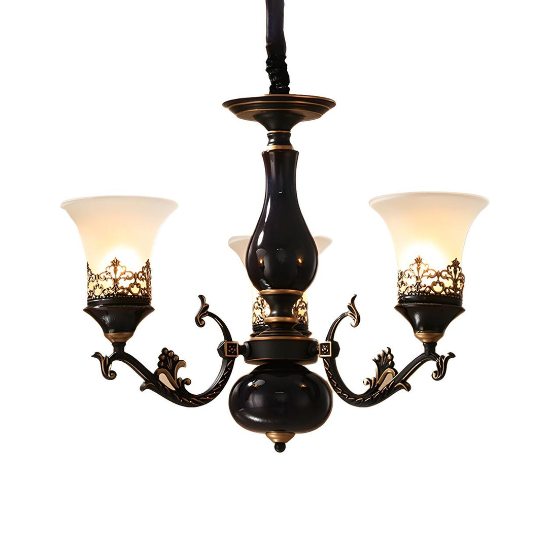 Margot Bell Glass Chandelier
