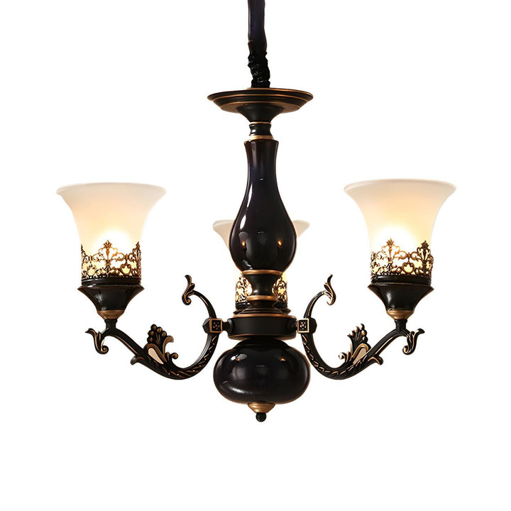 Margot Bell Glass Chandelier