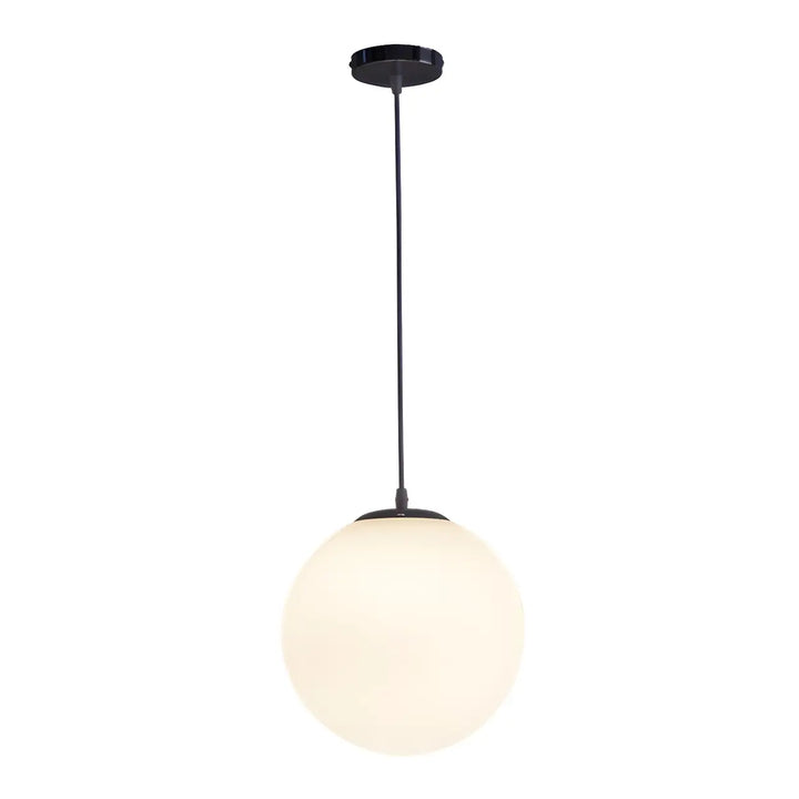 Otis White Globe Pendant