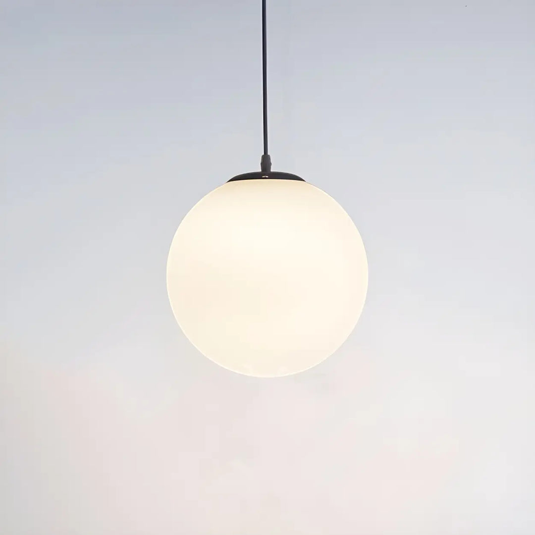 Otis White Globe Pendant