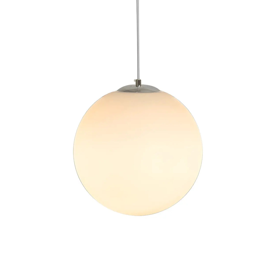Otis White Globe Pendant