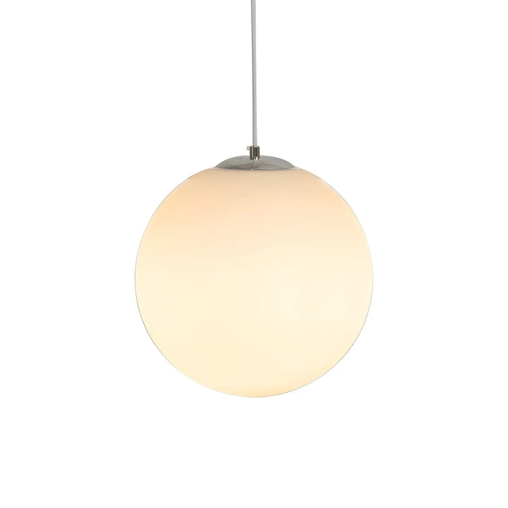 Otis White Globe Pendant