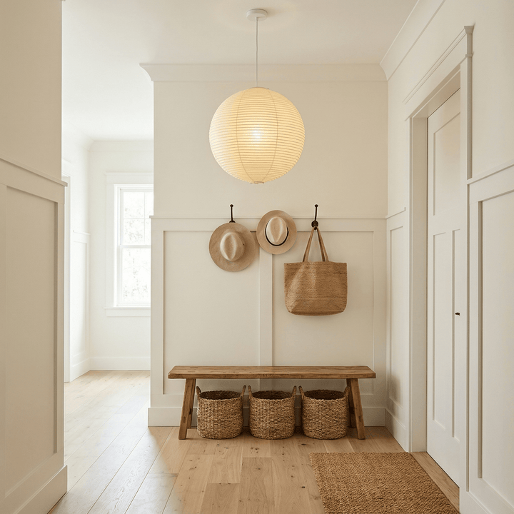 Aiko Paper Sphere Pendant Light