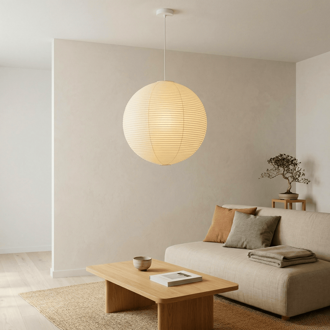 Aiko Paper Sphere Pendant Light