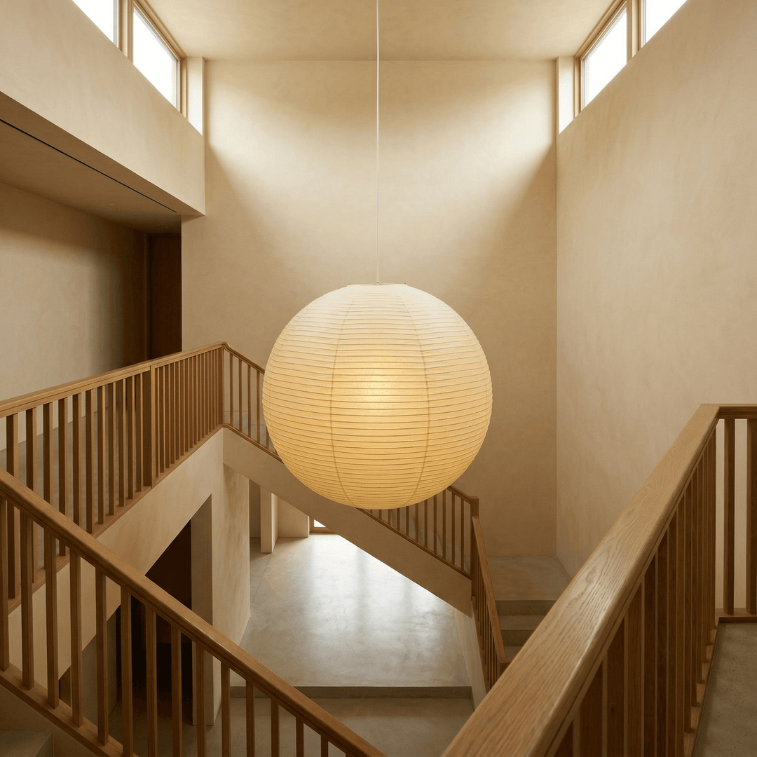 Aiko Paper Sphere Pendant Light