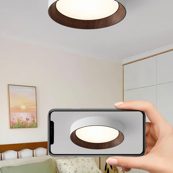 Stef Walnut Ceiling Light