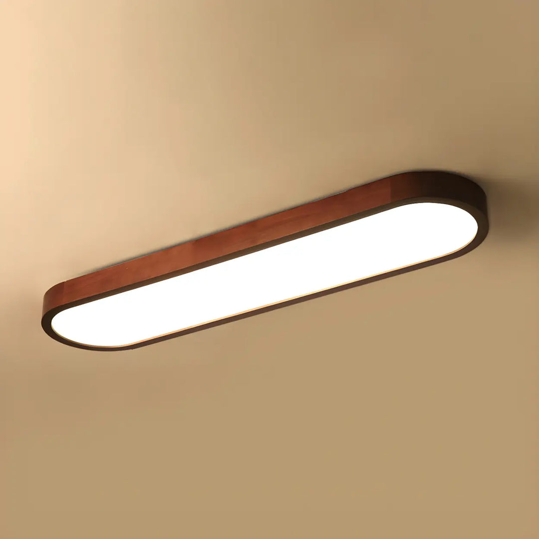 Vidar Wood Strip Ceiling Light