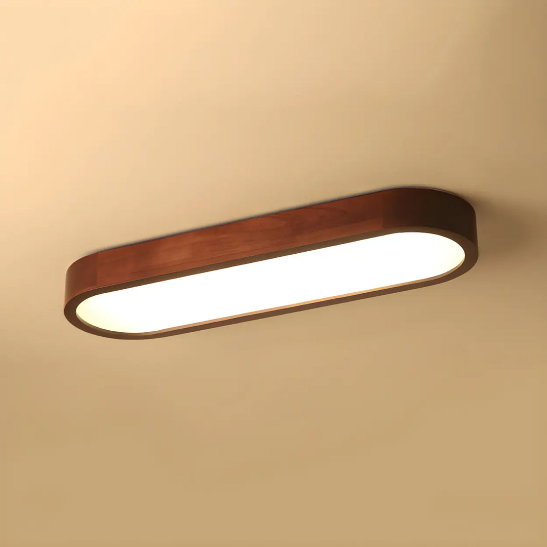 Vidar Wood Strip Ceiling Light