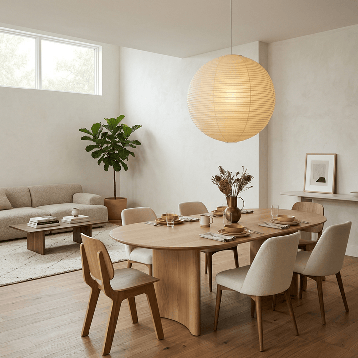 Aiko Paper Sphere Pendant Light