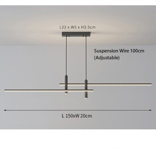 Line Linear LED Pendant