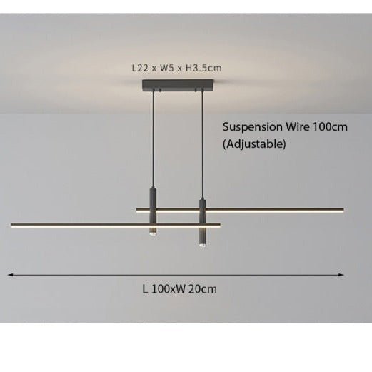 Line Linear LED Pendant