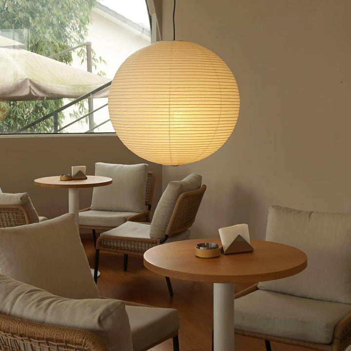 Aiko Paper Sphere Pendant Light