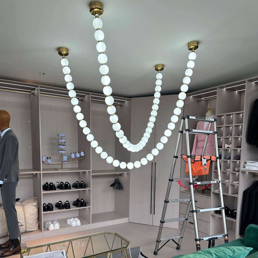 Aren Pearl Strand Chandelier