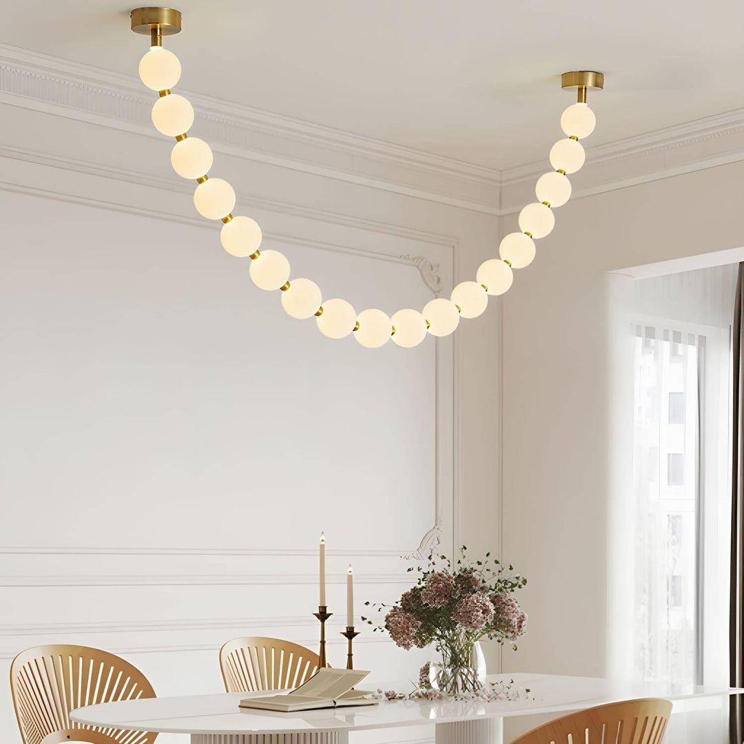 Aren Pearl Strand Chandelier