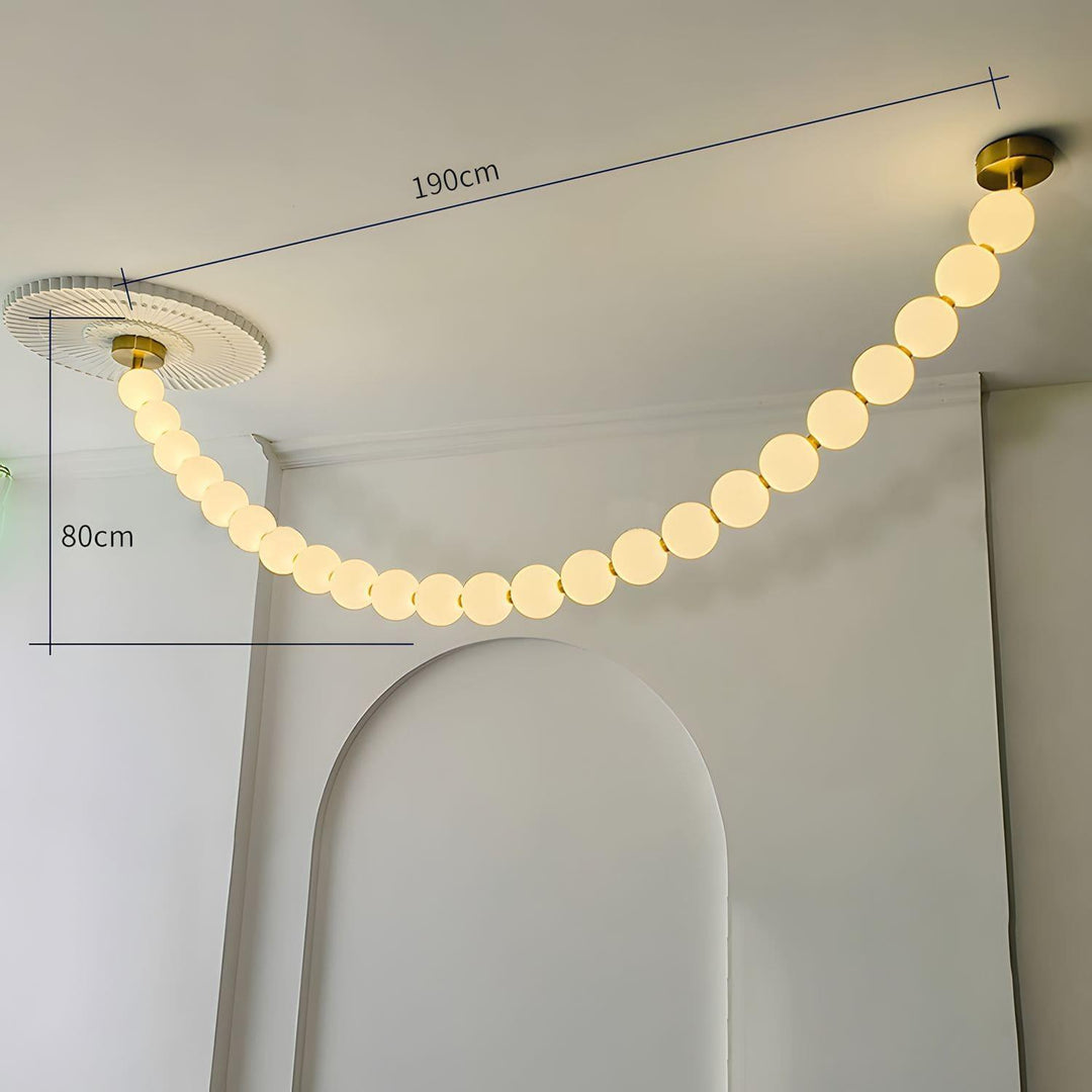 Aren Pearl Strand Chandelier