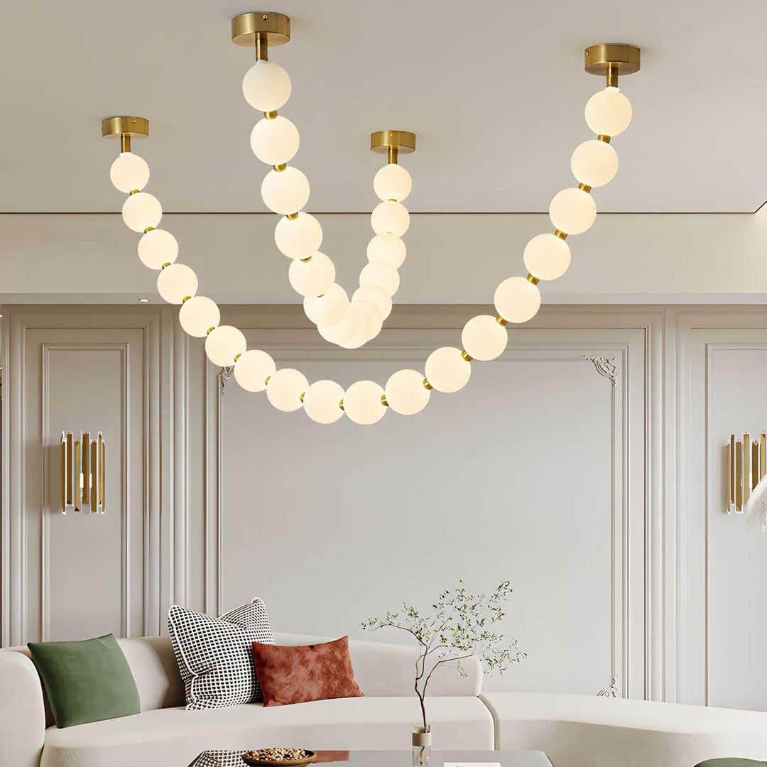 Aren Pearl Strand Chandelier