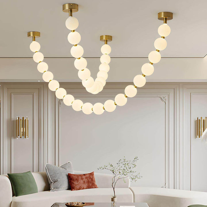 Aren Pearl Strand Chandelier
