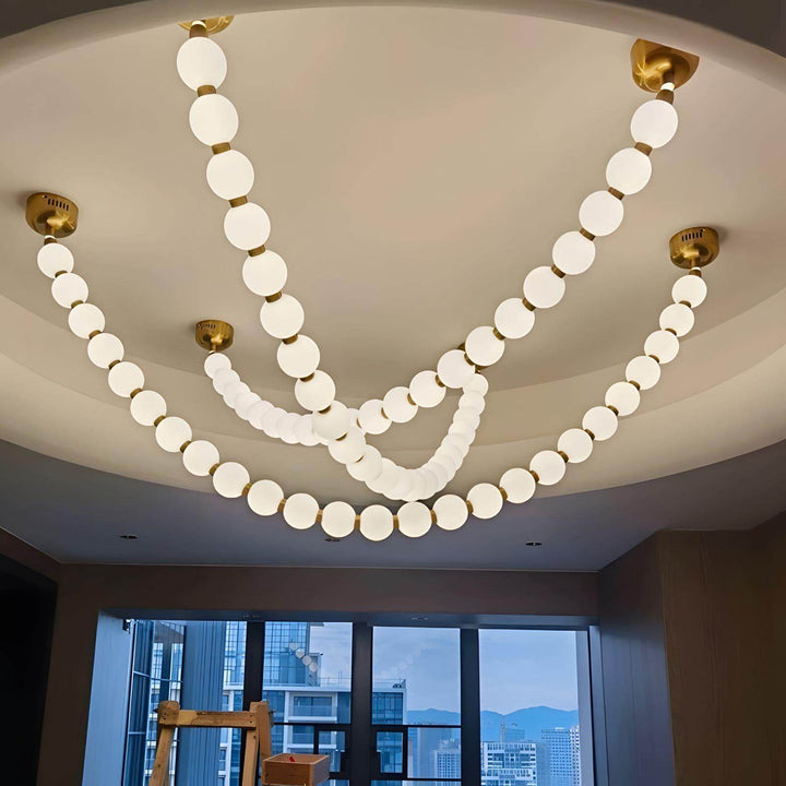 Aren Pearl Strand Chandelier