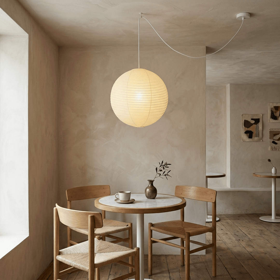 Aiko Paper Sphere Pendant Light
